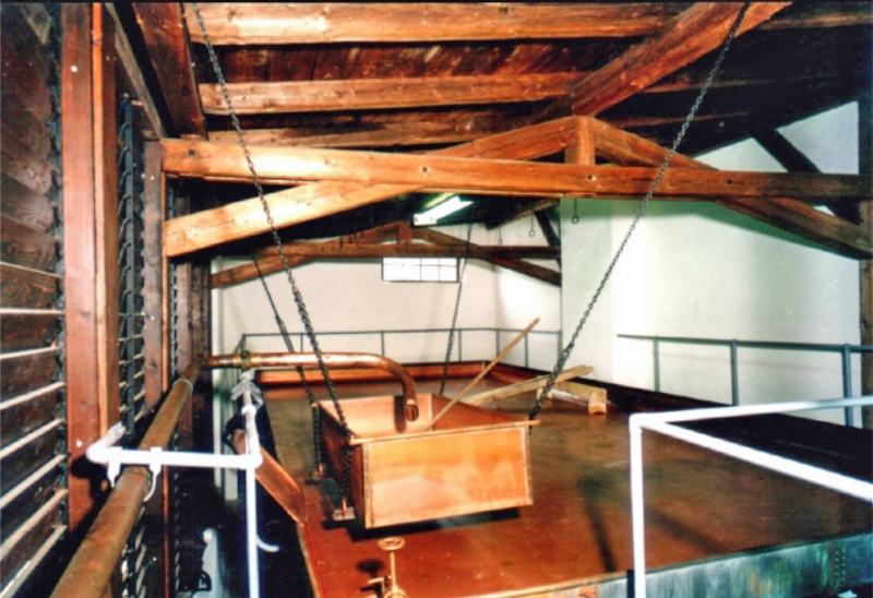 Das Kühlschiff in der Museumsbrauerei Rechenberg